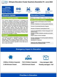 Ethiopia Education Cluster Quarterly Newsletter 