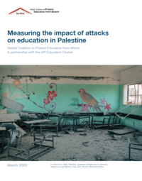 Measuring the impact of attacks on education in Palestine