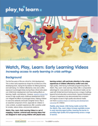 Sesame Workshop - Watch, Play, Learn, Early Learning Videos