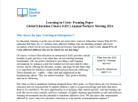 GEC Annual Meeting 2024 Framing Paper