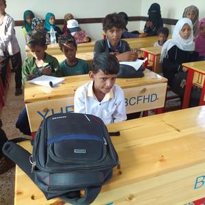 boy at desk