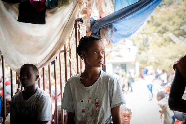 girl in Haiti