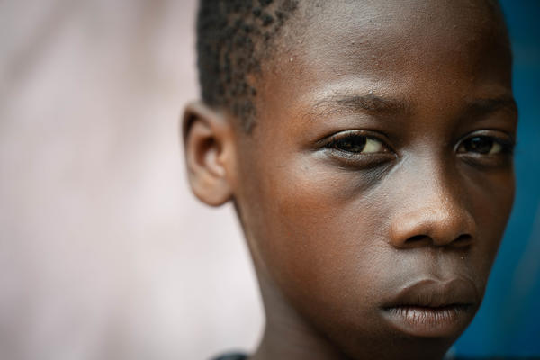 boy in Haiti
