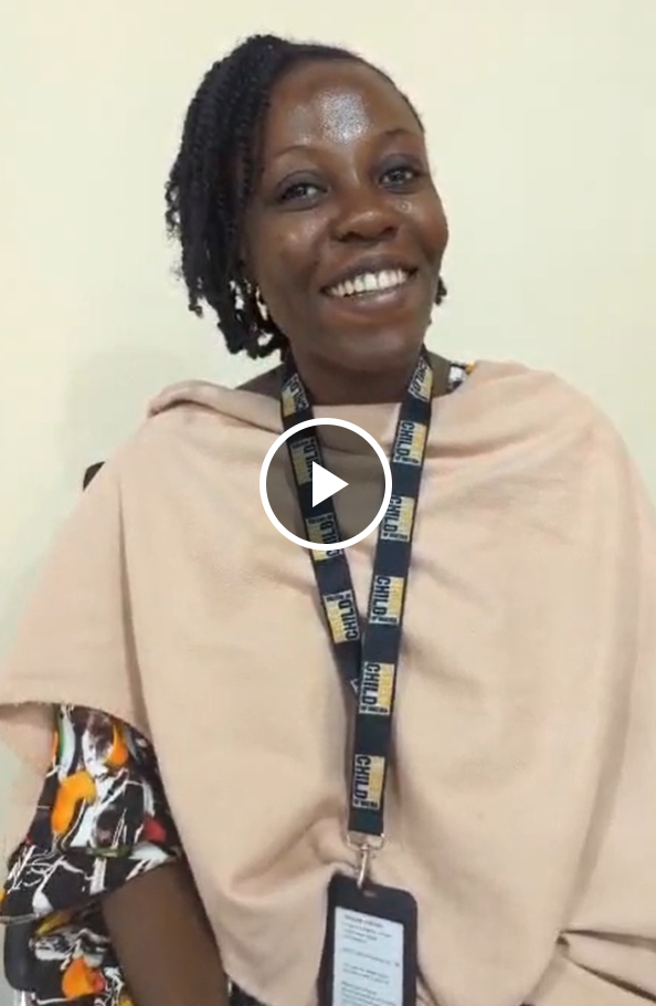 Video snapshot of Nigerian state localization task team member