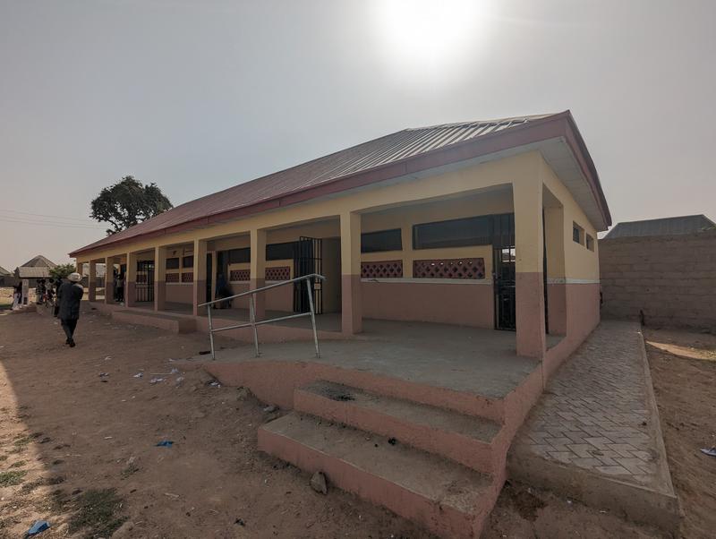 Image of new school facility in Nigeria