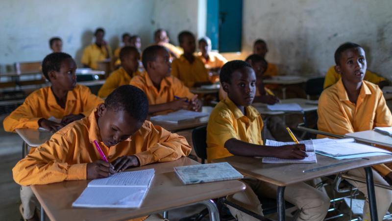 boys in classroom
