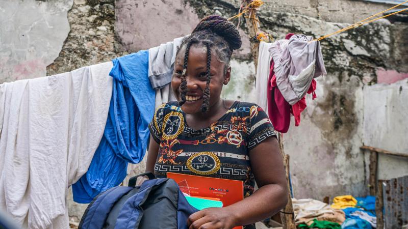 girl haiti